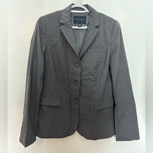 Banana Republic 90s Grey Pinstripe Suit Blazer